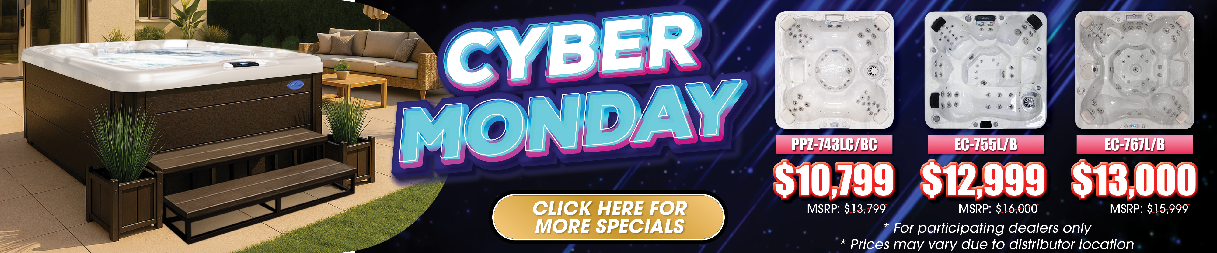 Calspas hot tub being used in a family setting - Syracuse